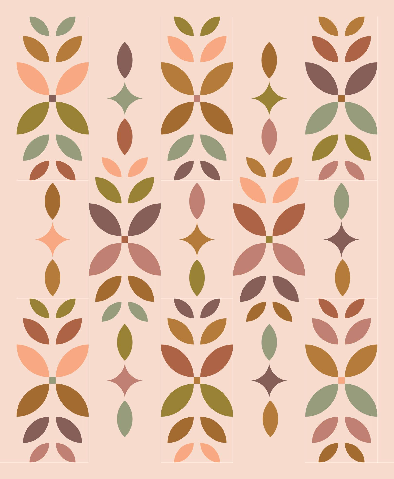 quiltkit | heck.yes.sew.co | flora fields | mix-and-match
