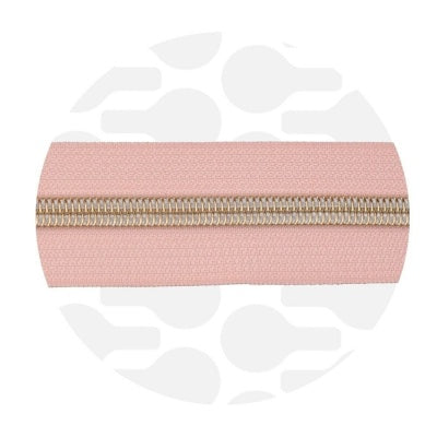zipper zoo | endlos-reißverschluss | frosted peach