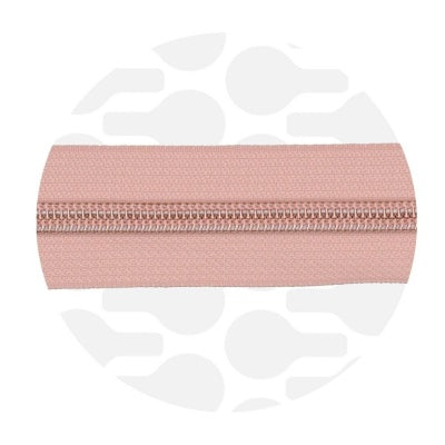 zipper zoo | endlos-reißverschluss | frosted peach