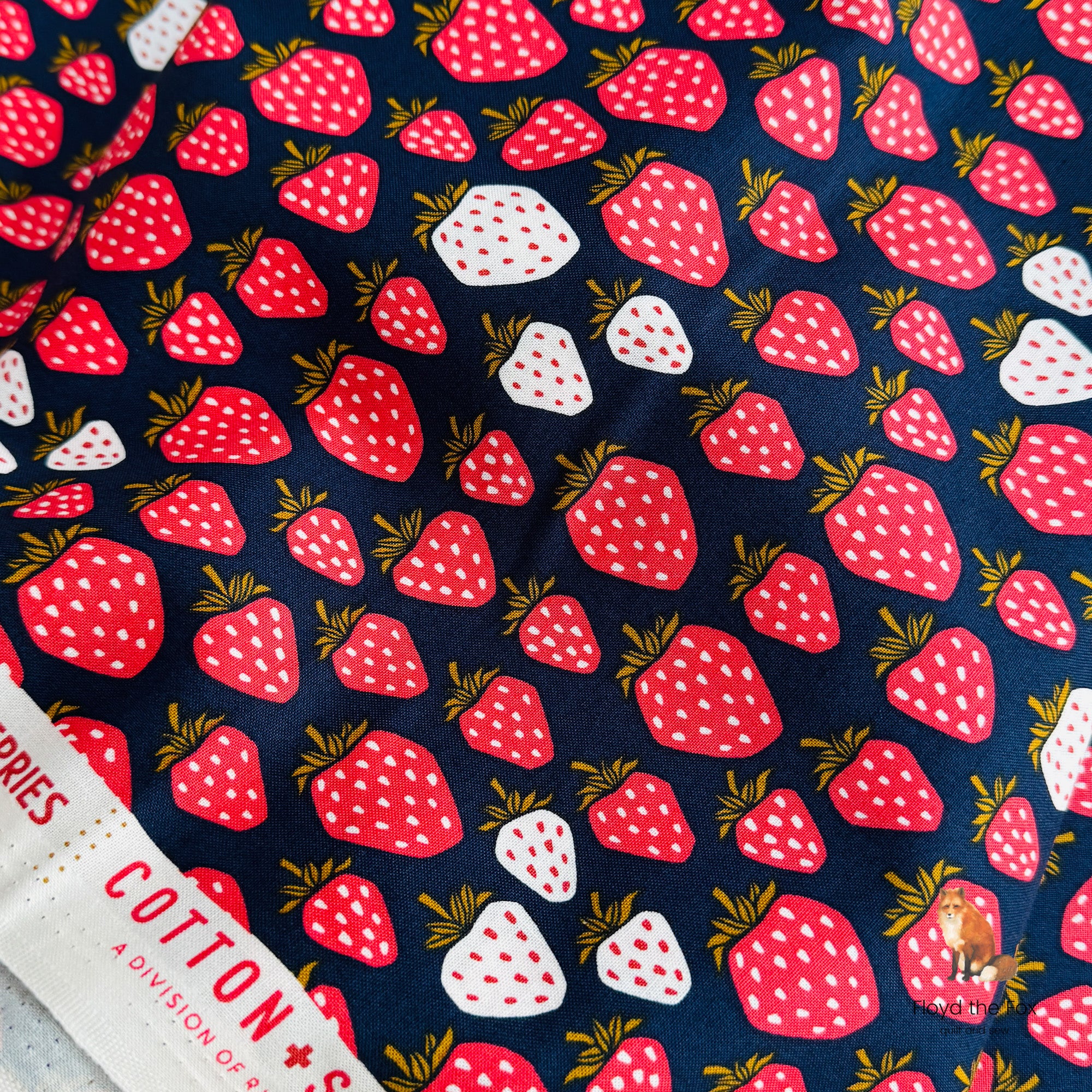 cotton+steel | under the apple tree | queen of berries | evening blue