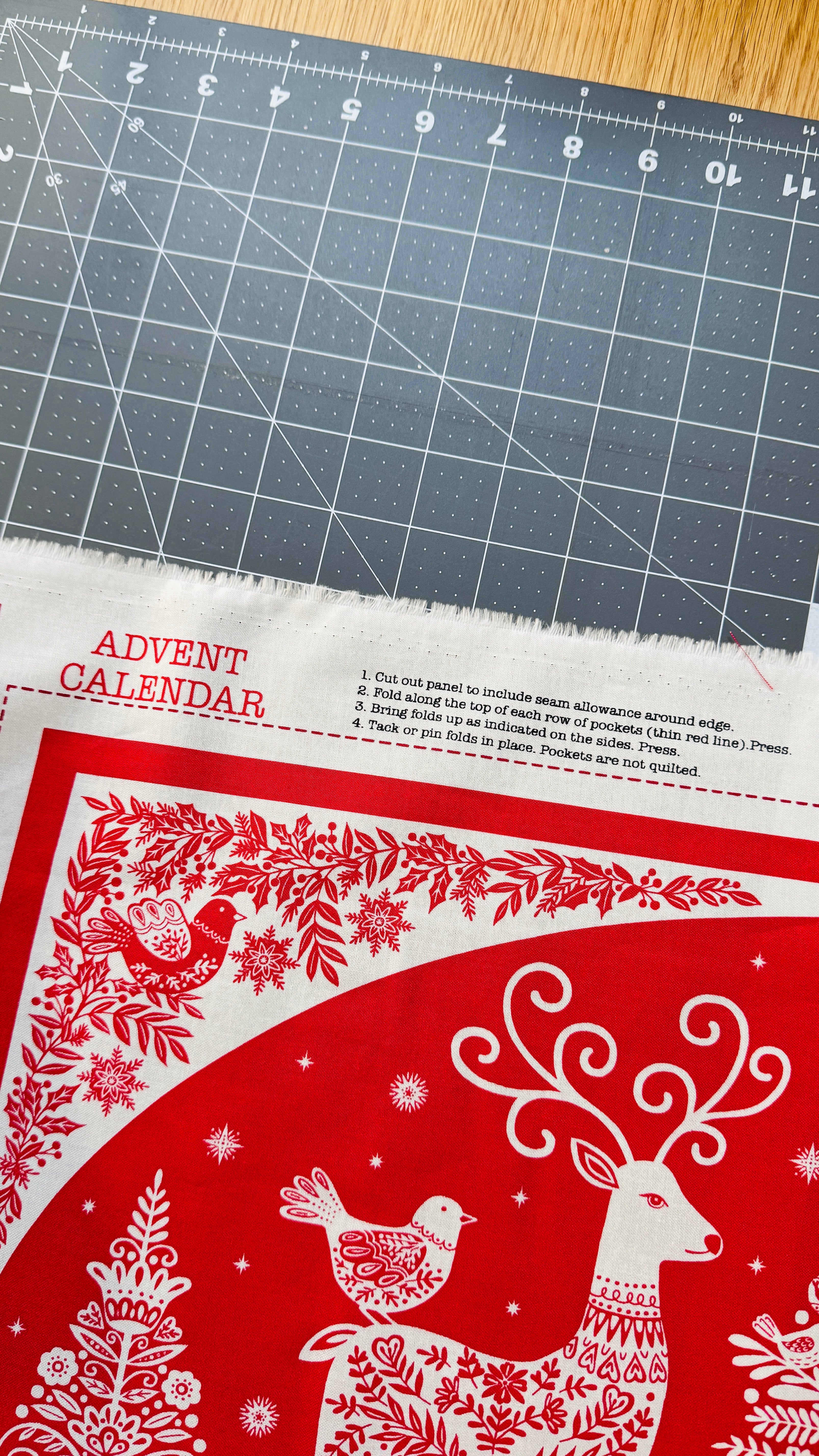 makower uk | scandi | advent calendar panel