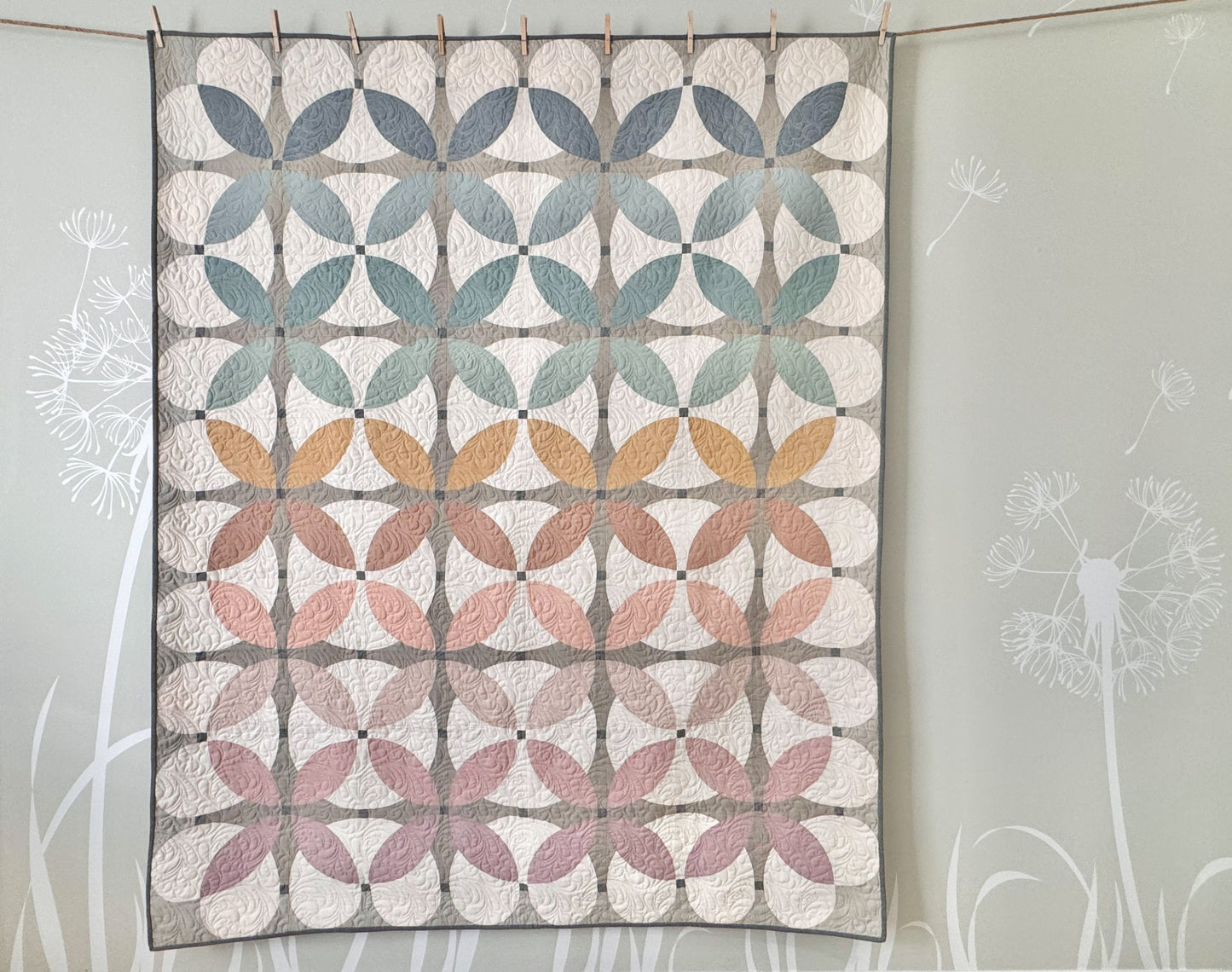 quiltkit | loandbehold | retro blossoms | fableism chambrays