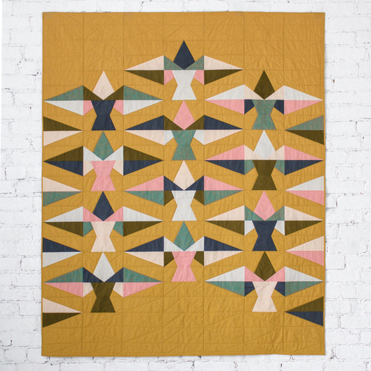 quiltkit | another feather | eudaimonia studio | gold