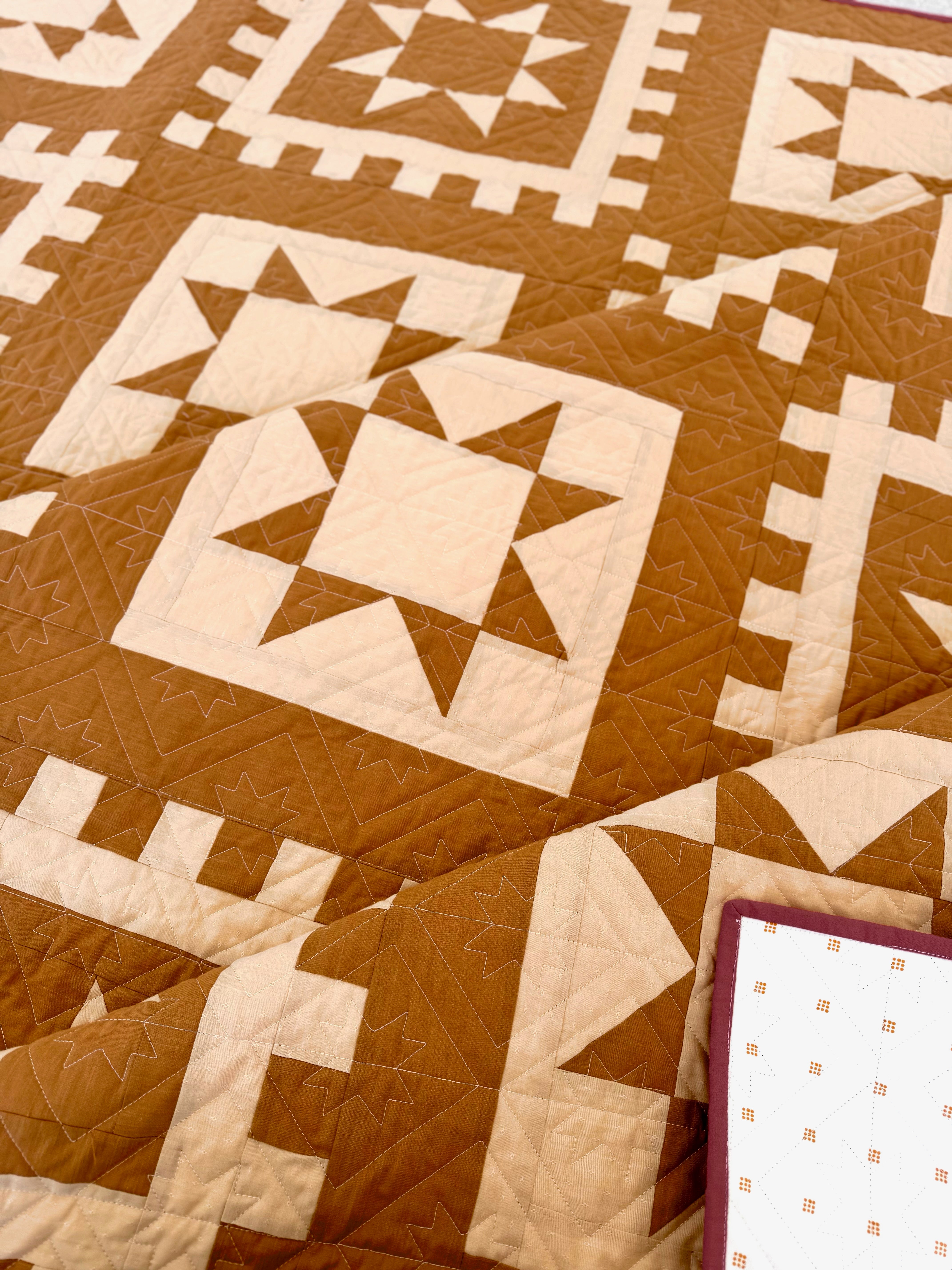 quiltkit | sew and sew quilting co | postmark quilt | wildflower wovens