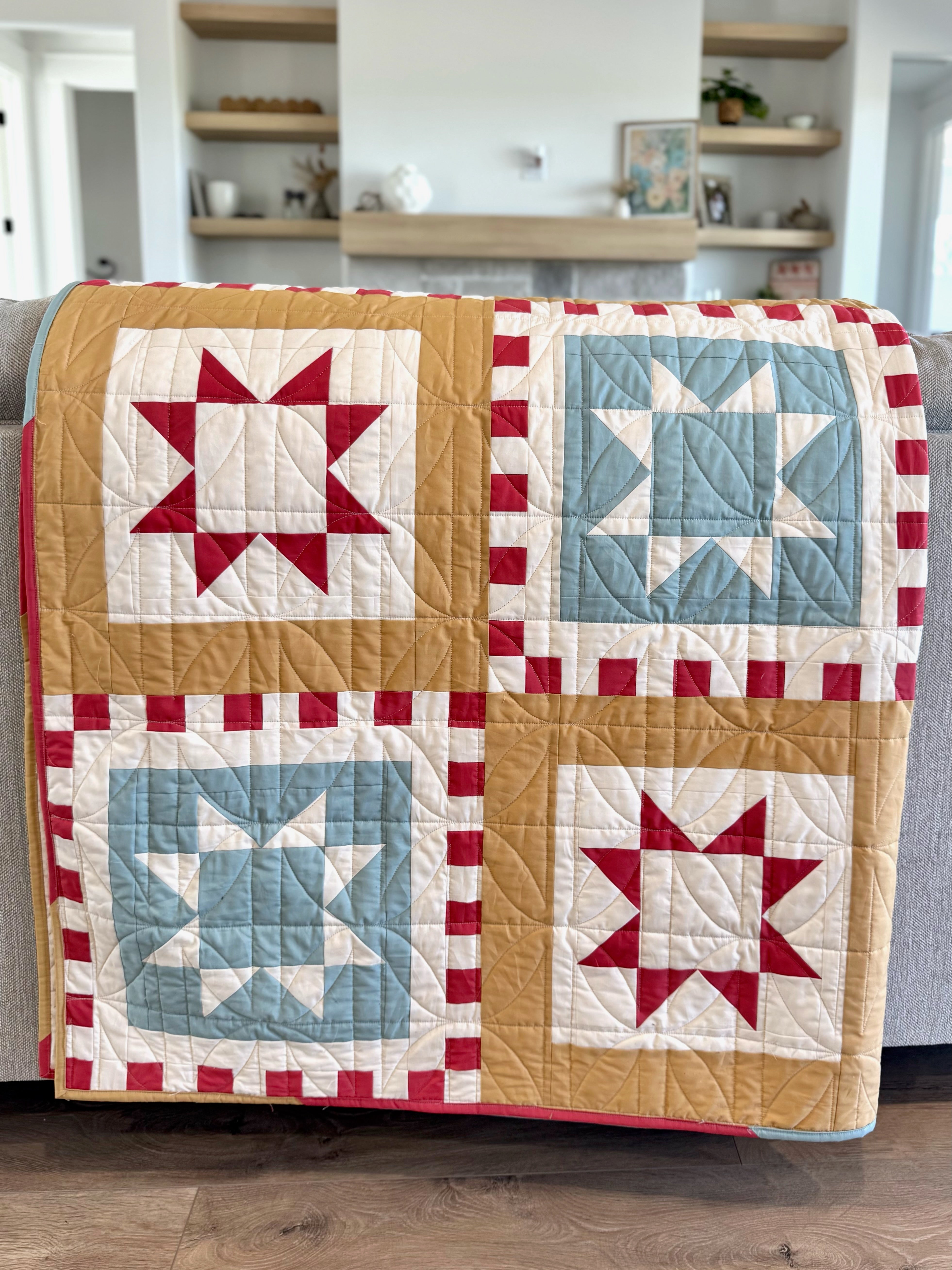 quiltkit | sew and sew quilting co | postcard quilt cover