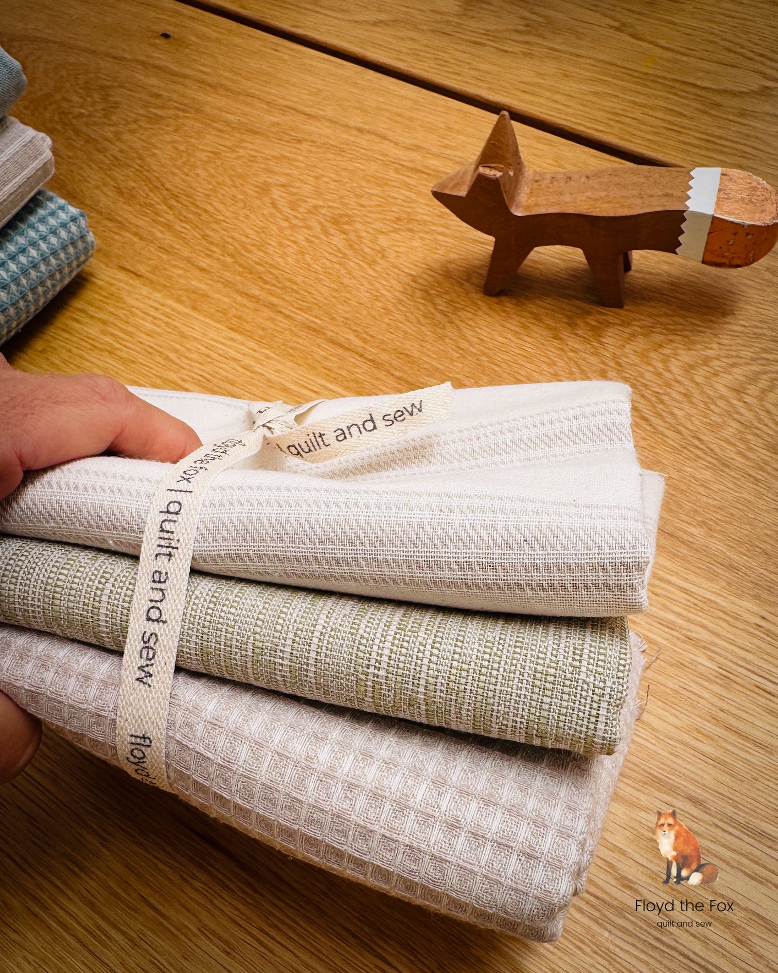 stoffpaket | la ta te | rustic bundle | verde calm