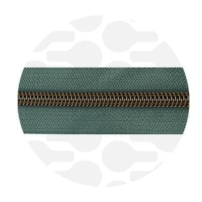 zipper zoo | endlos-reißverschluss | mineral green