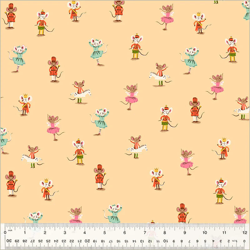 windham fabrics | heather ross studio edit | nutcracker mice