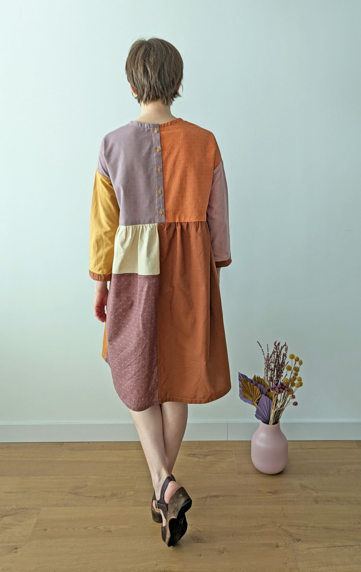 stoffpaket | cocowawa crafts | plum dress