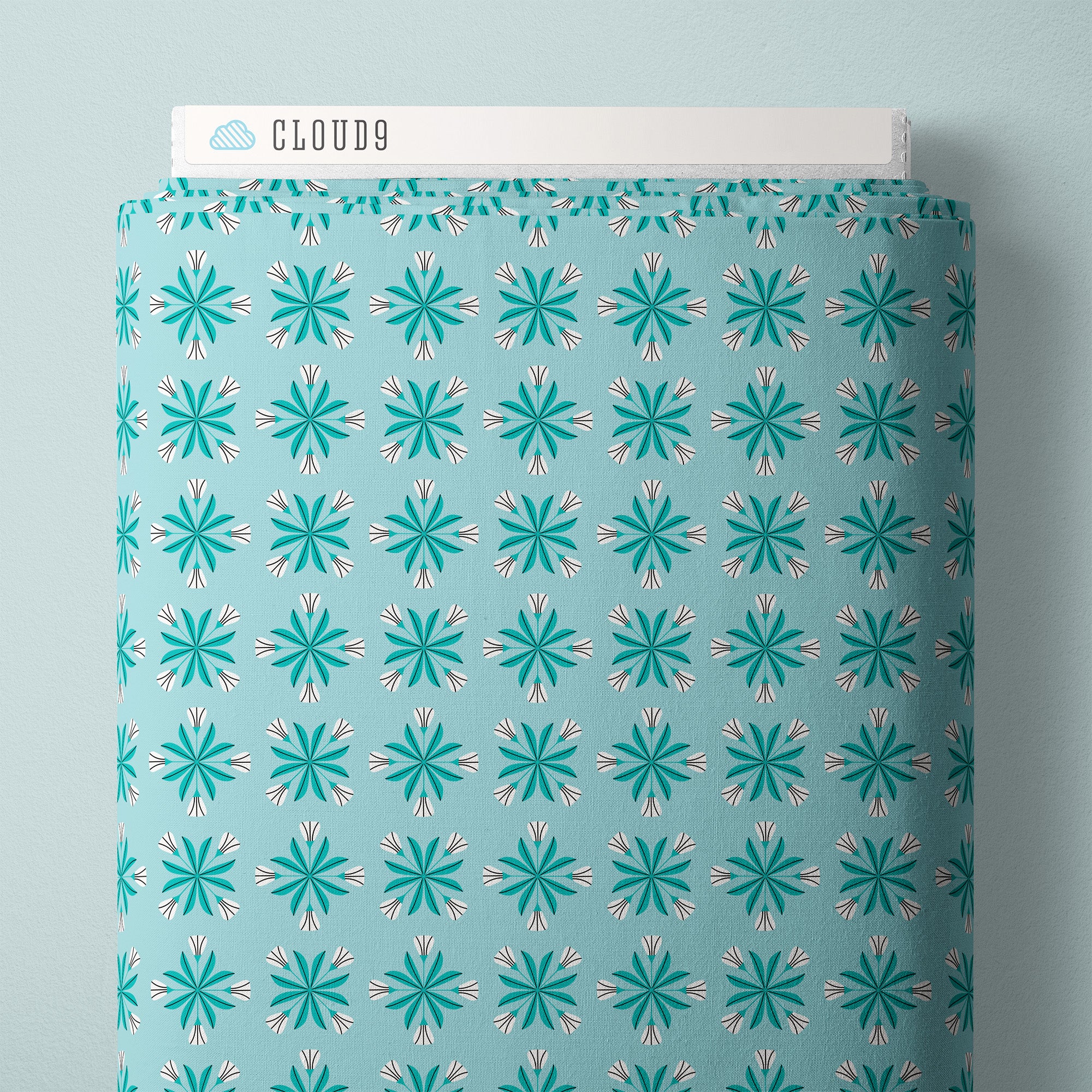 cloud9 BIO | reindeer romance | snowflake blossoms turquoise