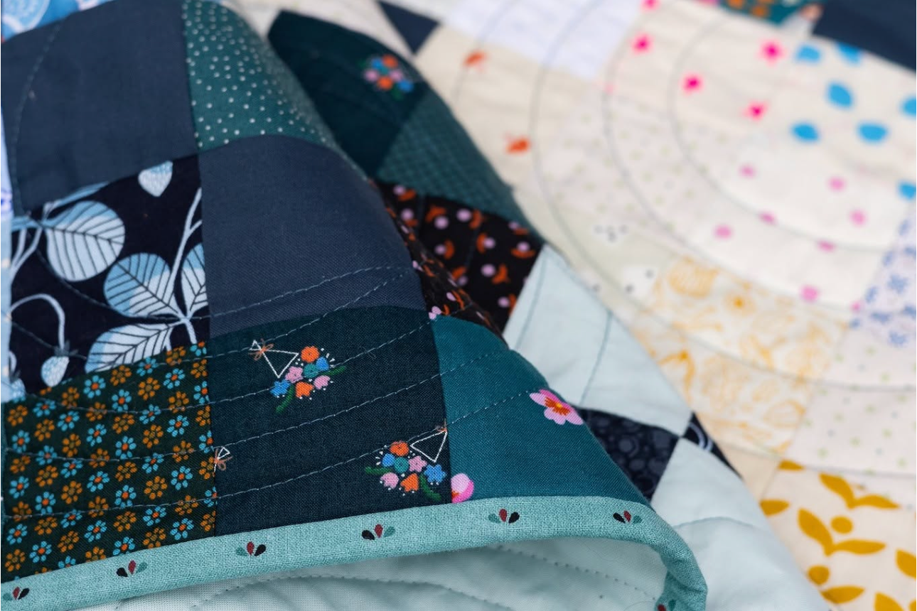 Quilt swirled