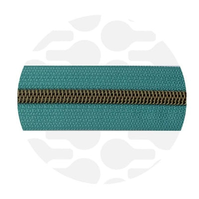 zipper zoo | endlos-reißverschluss | seaspray teal