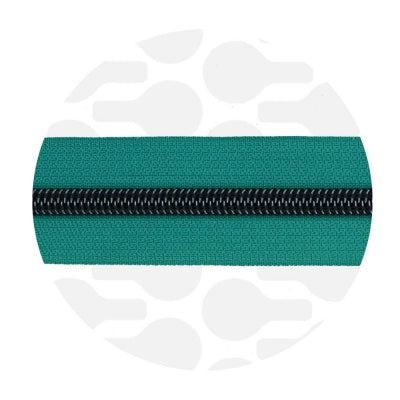 zipper zoo | endlos-reißverschluss | tropical teal
