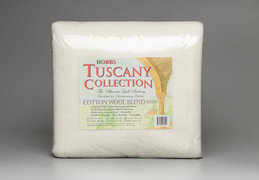 hobbs | quiltvlies | tuscany 80/20 baumwolle wolle