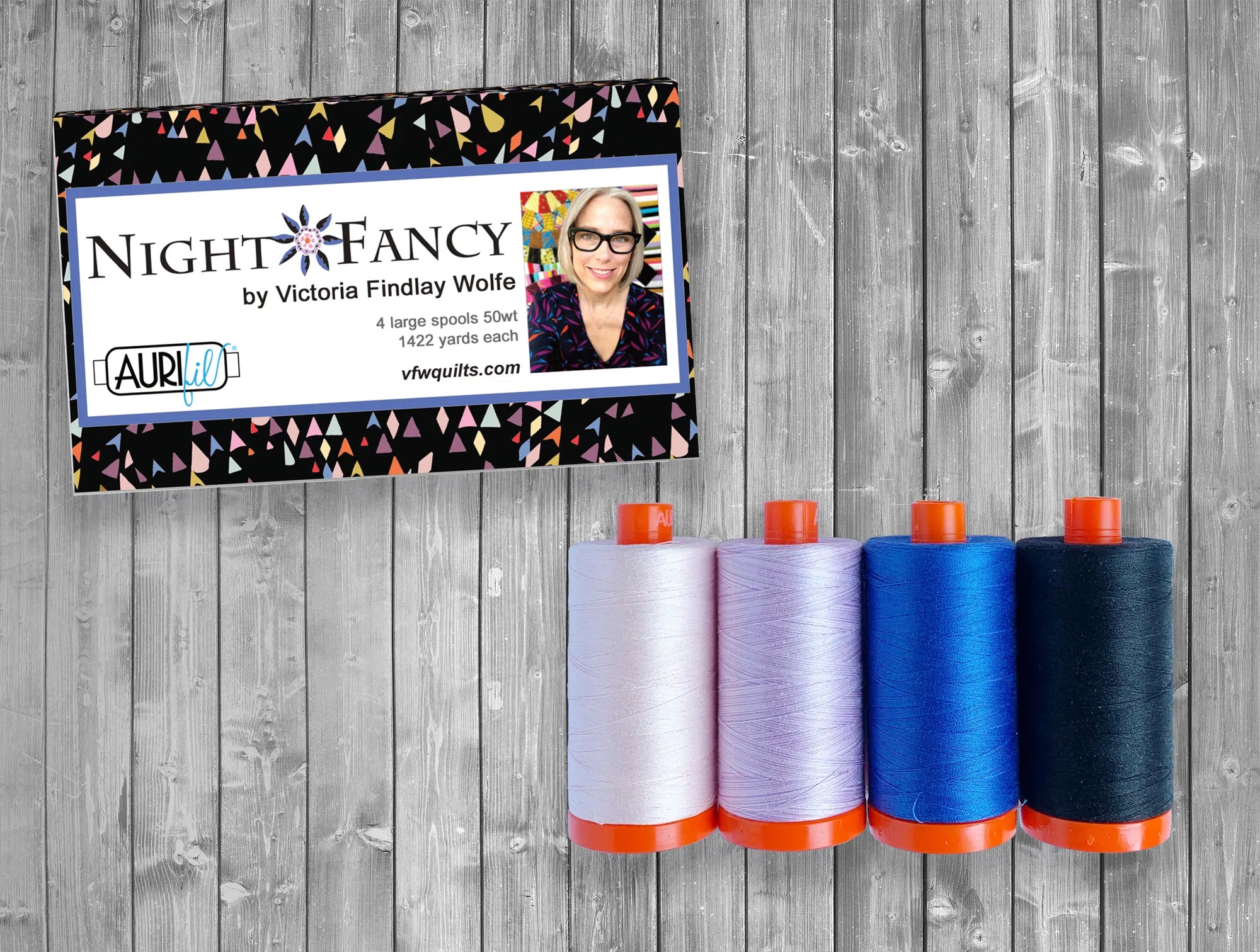 nähgarn | aurifil | night fancy 50wt box