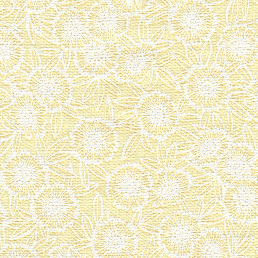 robert kaufman | alabaster hues | sunshine daisies