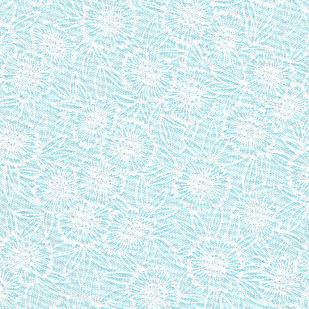 robert kaufman | alabaster hues | sky daisies