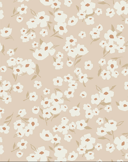 agf | 108" edition | spring daisies ecru