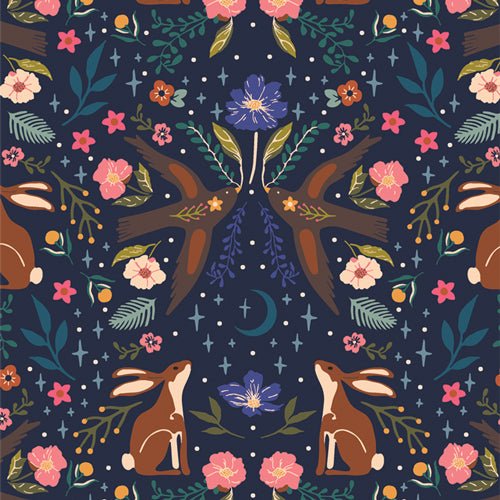 agf | starling | moonlit forest dusk - floydthefox