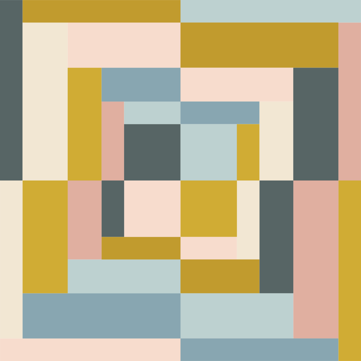 Quiltkit Alchemist - Golden Coast - Vorschau