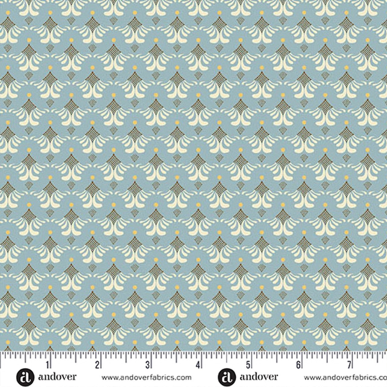 andover fabrics | flourish | evolving grace blue - floydthefox