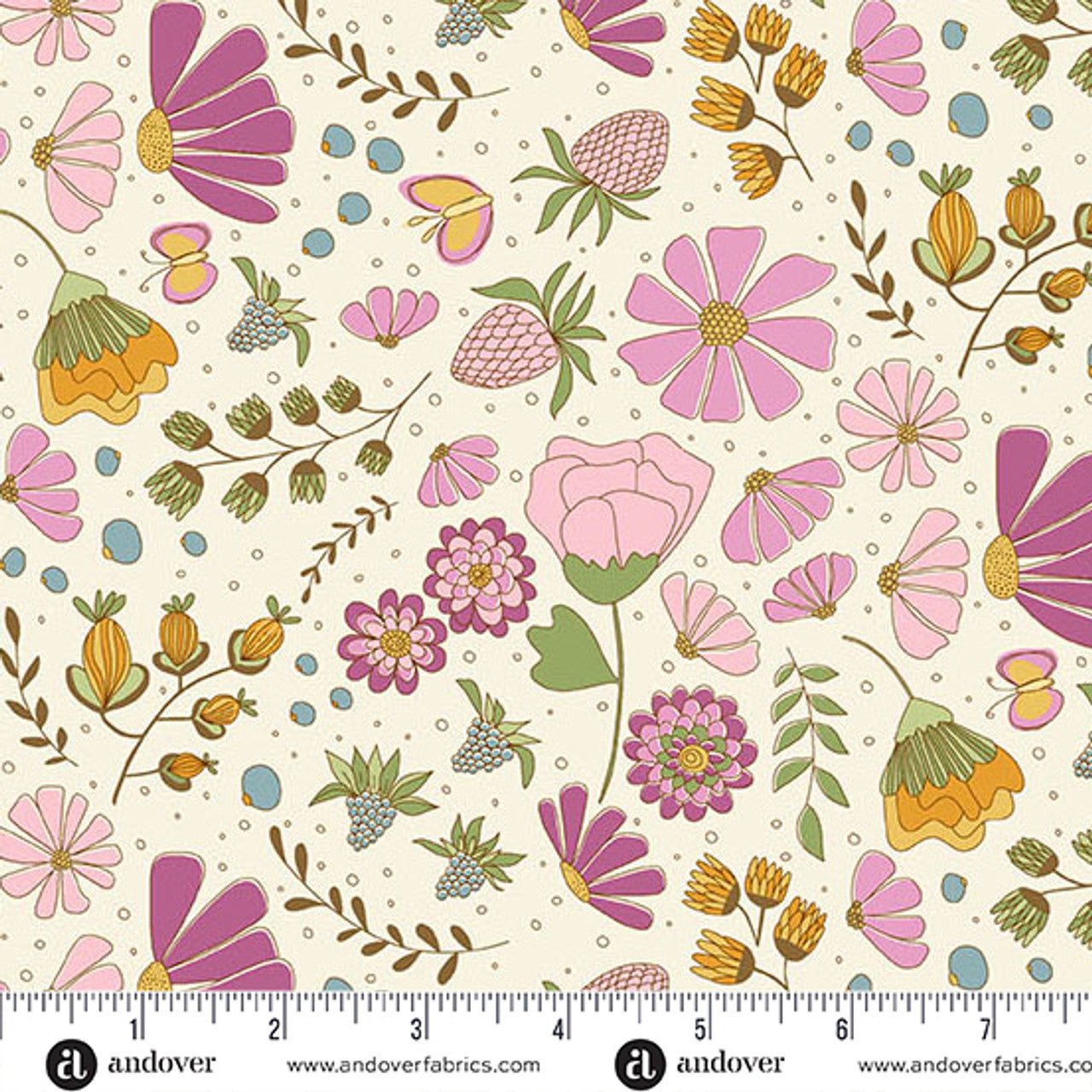 andover fabrics | flourish | flourish white - floydthefox