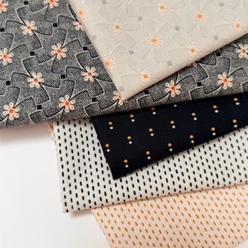 andover fabrics | patchworkstoff | nightfall | whirly gig cream - floydthefox