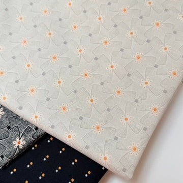 andover fabrics | patchworkstoff | nightfall | whirly gig cream - floydthefox