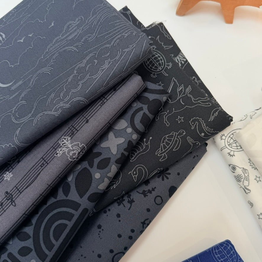 andover fabrics | patchworkstoff | shadow 2026 | dwell nightfall - floydthefox