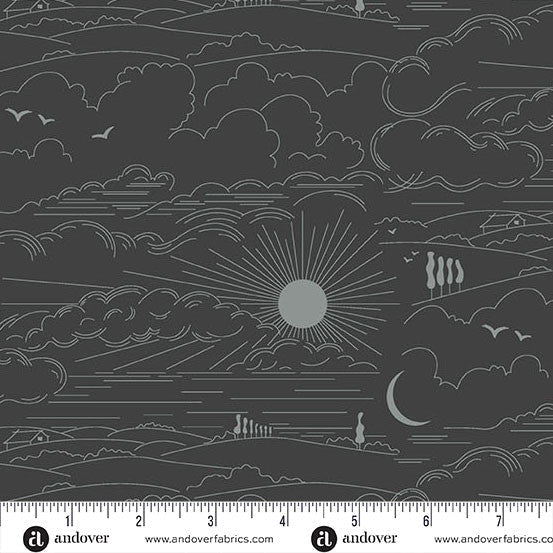 andover fabrics | patchworkstoff | shadow 2026 | dwell nightfall - floydthefox