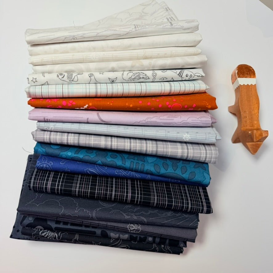 andover fabrics | patchworkstoff | shadow 2026 | philately denim - floydthefox