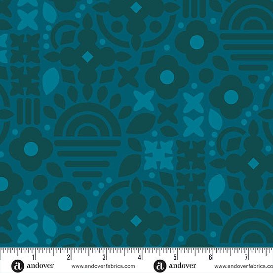 andover fabrics | patchworkstoff | shadow 2026 | this & that lagoon - floydthefox