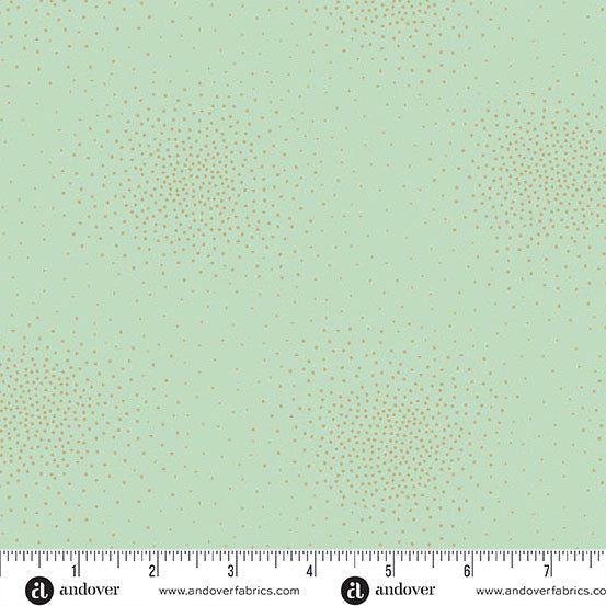 Andover Fabrics Spritz Metallic Pistachio Patchworkstoff A-10046-MT