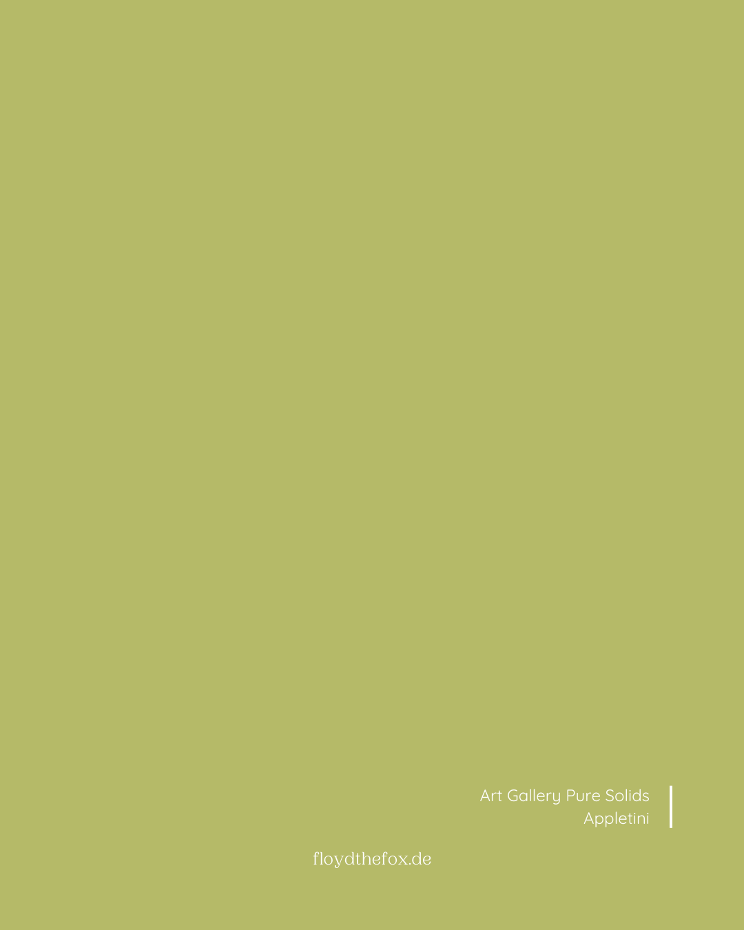 appletini | art gallery PURE solids - floydthefox