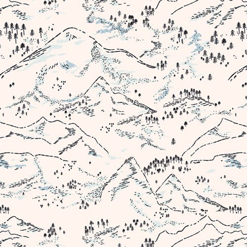 art gallery fabrics | arctic tale | arctic winterscape - floydthefox