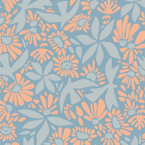 art gallery fabrics | evolve | evolve cerulean - floydthefox