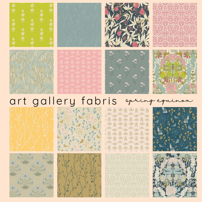 art gallery fabrics | fat quarter bundle | spring equinox - floydthefox