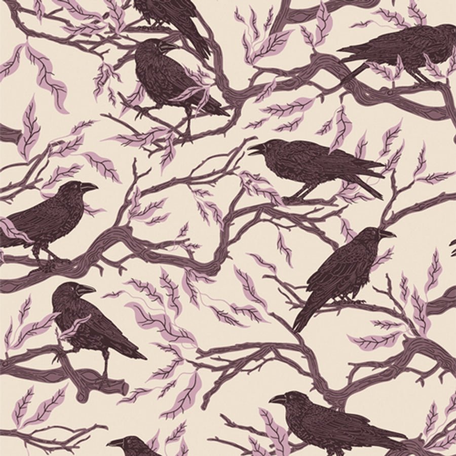 art gallery fabrics | ghostly & haunted | ravens twilight - floydthefox