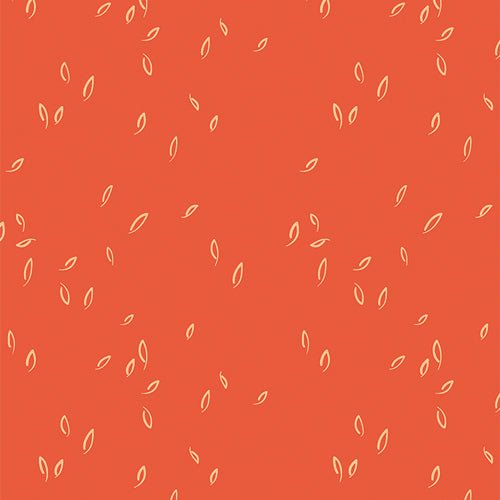 art gallery fabrics | hazelwood | dancing leaves vermilion - floydthefox