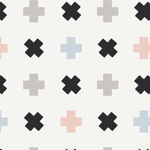 art gallery fabrics | jersey | tic tac toe - floydthefox