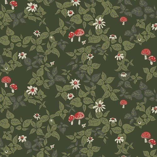 art gallery fabrics | patchworkstoff | spruce | woodland walk - floydthefox