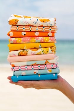 art gallery fabrics | sunburst | good vibes tangerine - floydthefox