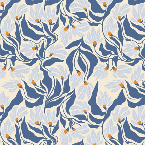 art gallery fabrics | the cur8tor modernista | wind dance azure - floydthefox