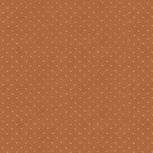 art gallery fabrics | twenty | carved notches copper - floydthefox