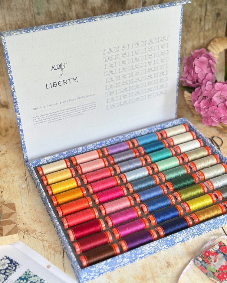 aurifil x liberty | garnschatulle - floydthefox