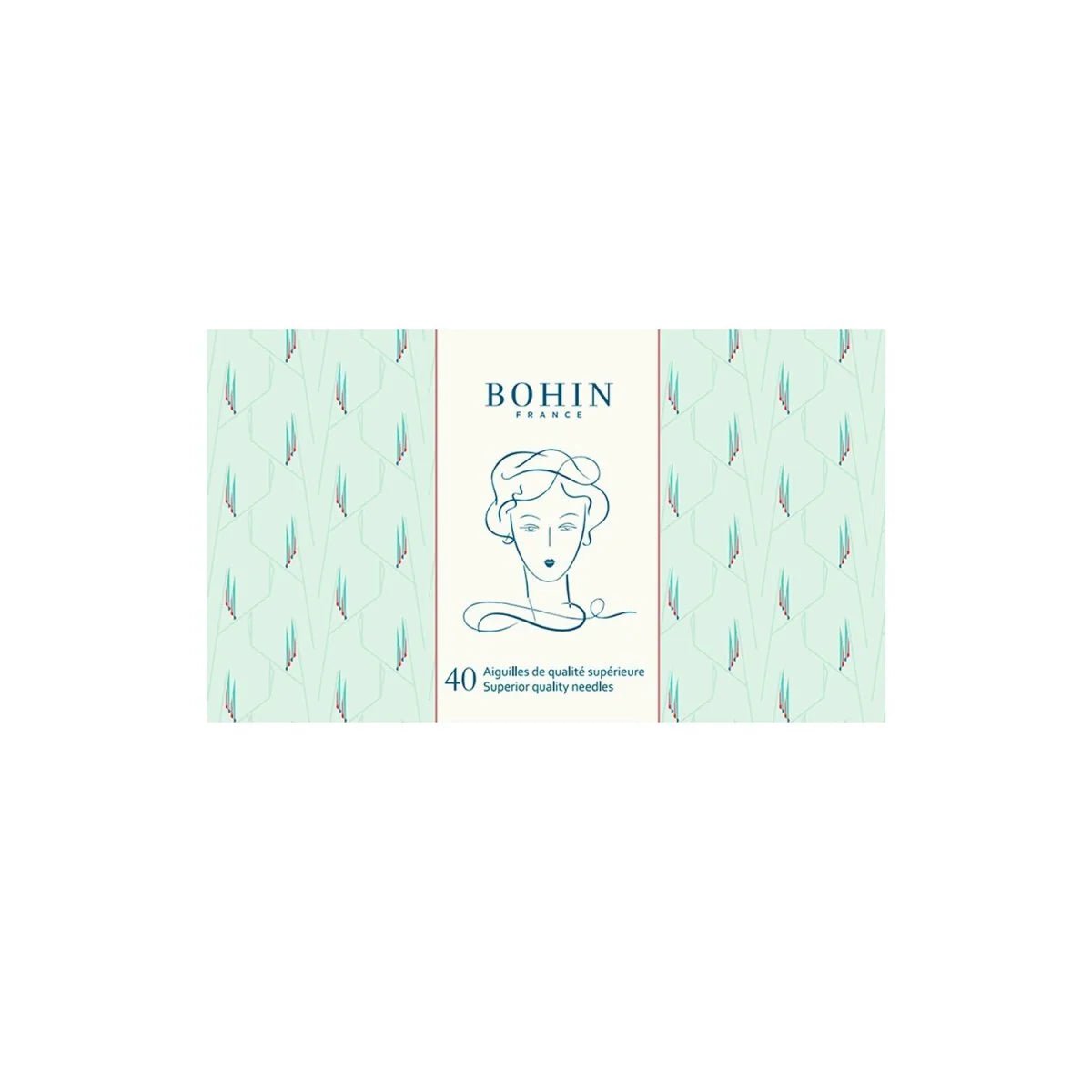 bohin | nadelbuch | 40 nähnadeln "Green Edwige" - floydthefox
