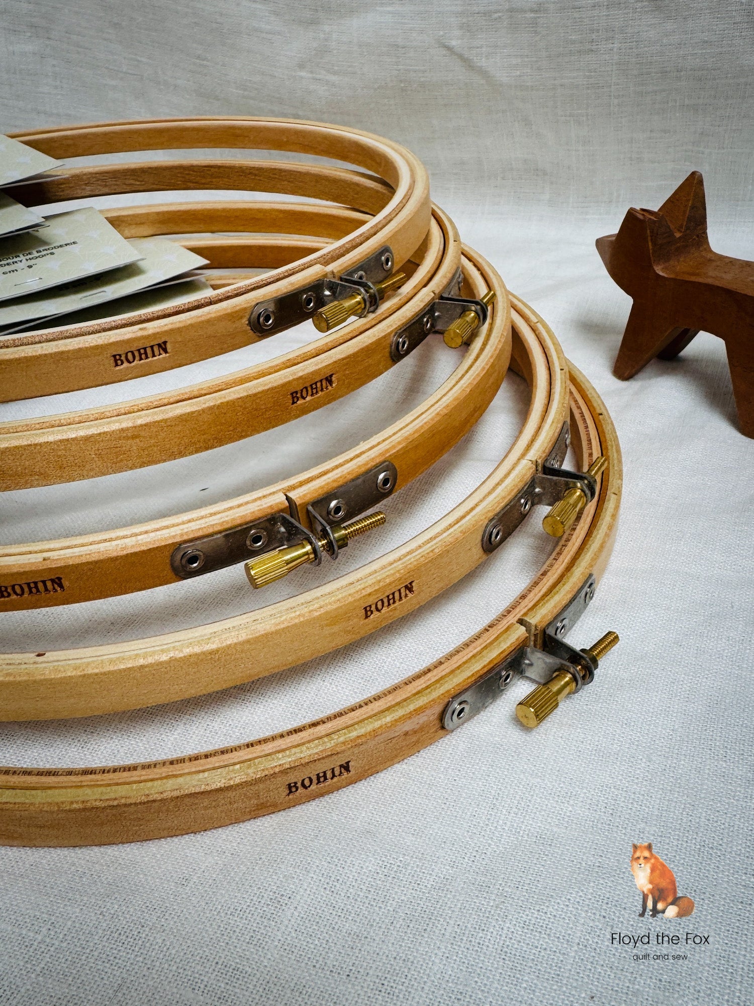 bohin | stickrahmen aus holz - floydthefox