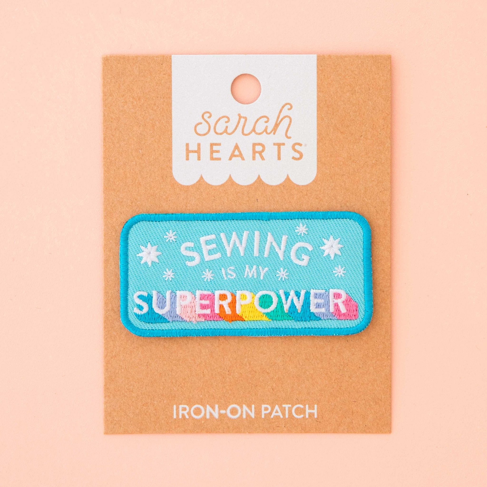 bügel - patch | sarah hearts | sewing is my superpower - floydthefox