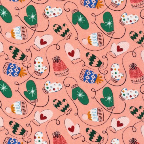 cloud9 BIO | warm&cozy | mittens coral - floydthefox