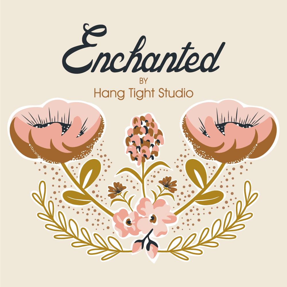 cloud9 fabrics | patchworkstoff | enchanted | thatching brown - floydthefox